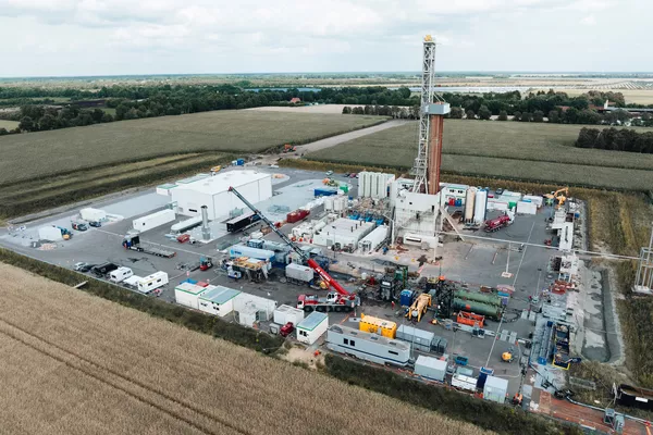 Neptune Energy Drohnenaufnahme Erdgasbohrung