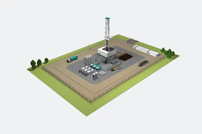 Neptune Energy Erdgasförderung Adorf Karbon Bohrplatz