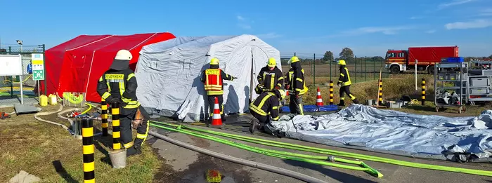 Gemeinsame Feuerwehrübung mit Neptune Energy als Partner 