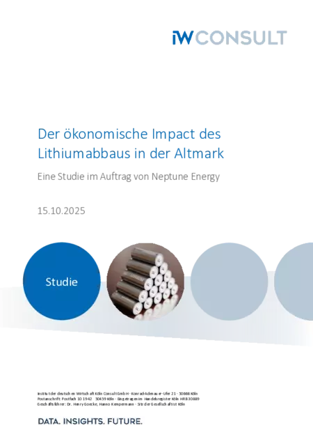 Ökonomischer Impact des Lithiumabbaus in der Altmark