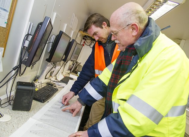 Seismische Messungen in Baden-Württemberg und Rheinland-Pfalz