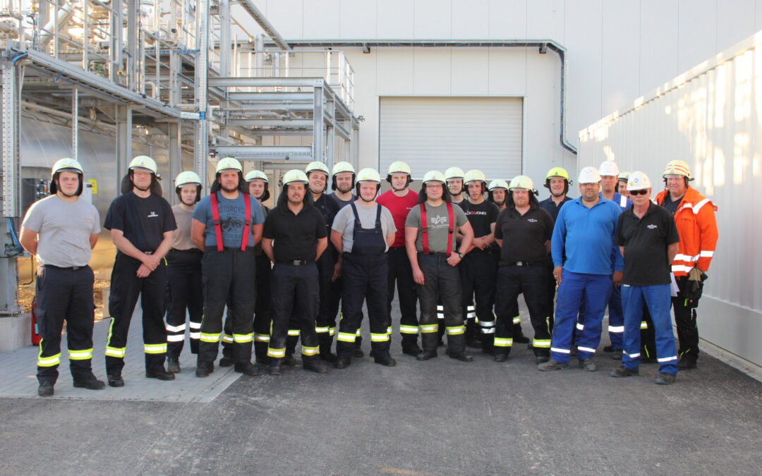Feuerwehr Georgsdorf zu Besuch bei Neptune Energy