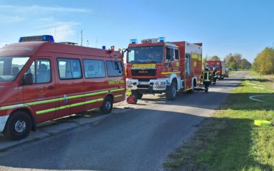 Große Einsatzübung für rund 70 Feuerwehrleute und Neptune Energy-Mitarbeitende in Georgsdorf